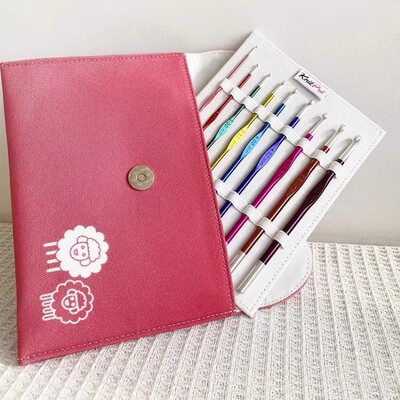 knitpro编织工具彩色钩针套装