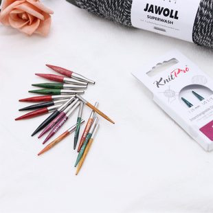 进口knitPro dreamz 5cm梦幻桦木可拆环形针圈织袖子针领子循环针