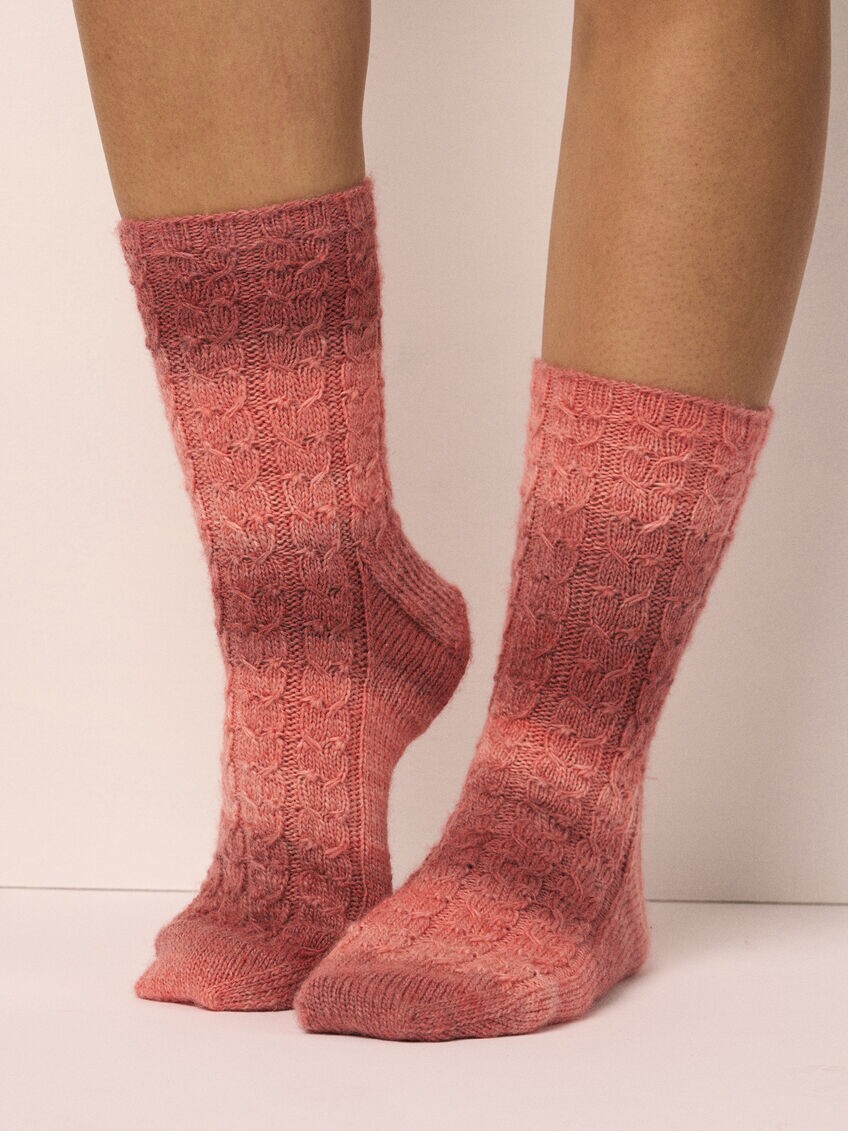 Rowan Gradient Wool Yarn Medium Thickness Floral Knit - Taobao product photo 5