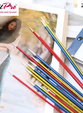 进口毛线编织工具Knitpro Zing铝制20cm双头棒针5根短直针袖子针