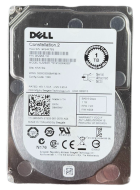 Dell 09W5WV 1T SAS 7.2K 6G 2.5 9W5WV ST91000640SS 服务器硬盘