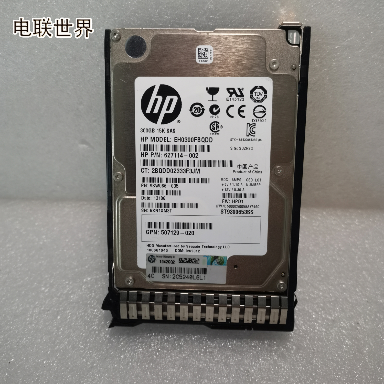 HP 627114-002 9SW066-035 507129-020 300G 15K SAS硬盘