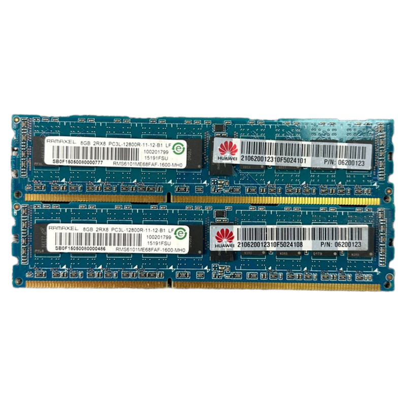 华为 06200123 8GB 2Rx8 PC3L -12800R 100201799 DDR3 1600 内存