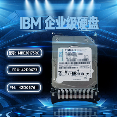 IBM 42D0672 42D0673 42D0676 CA07069 73G 15K SAS 6Gb硬盘2.5寸