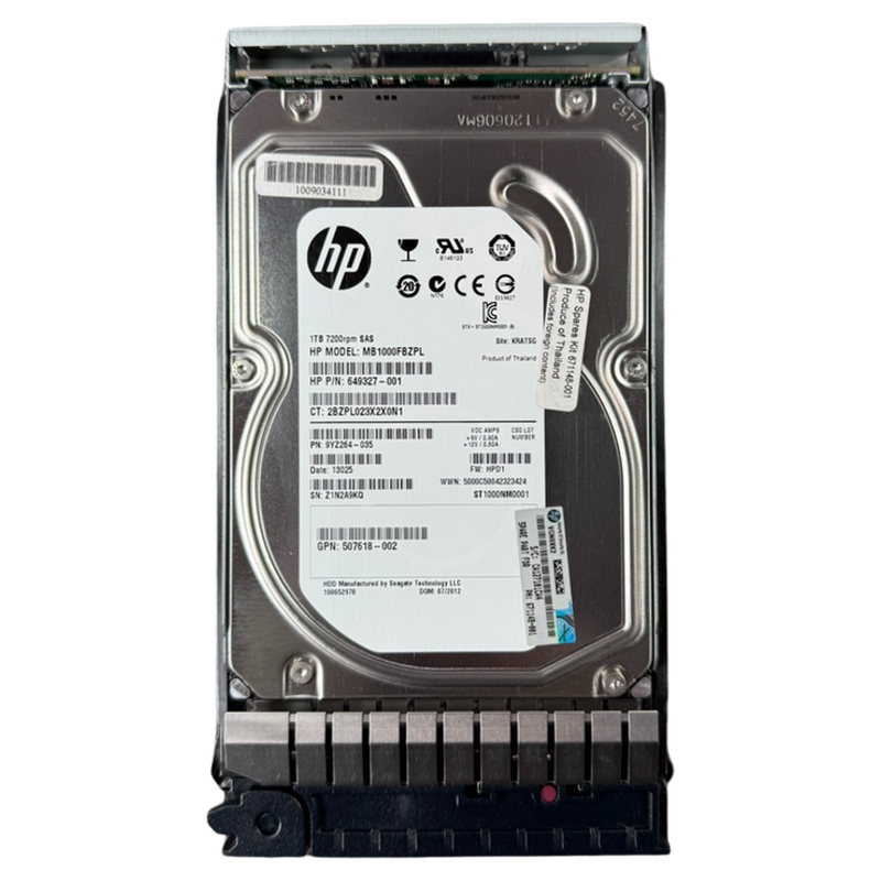 HP 671148-001 AG691A 507618-002 695507-001 1TB FC存储硬盘