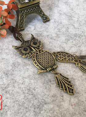 镂空金属长款日韩风复古毛衣链