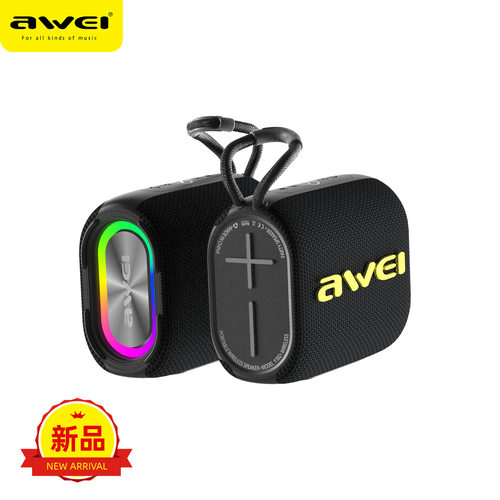AWEi用维Y382大容量小巧便携低音炮可tws配对IPX7蓝牙音箱