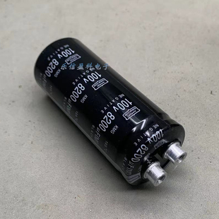 进口黑金刚 100V8200UF 音响功放 滤波螺丝脚100v10000uf电解电容