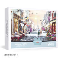 Cinque Terre Scenic Coast 1000-piece custom export puzzle, neutral packaging, couple paper educational toys thumbnail 2