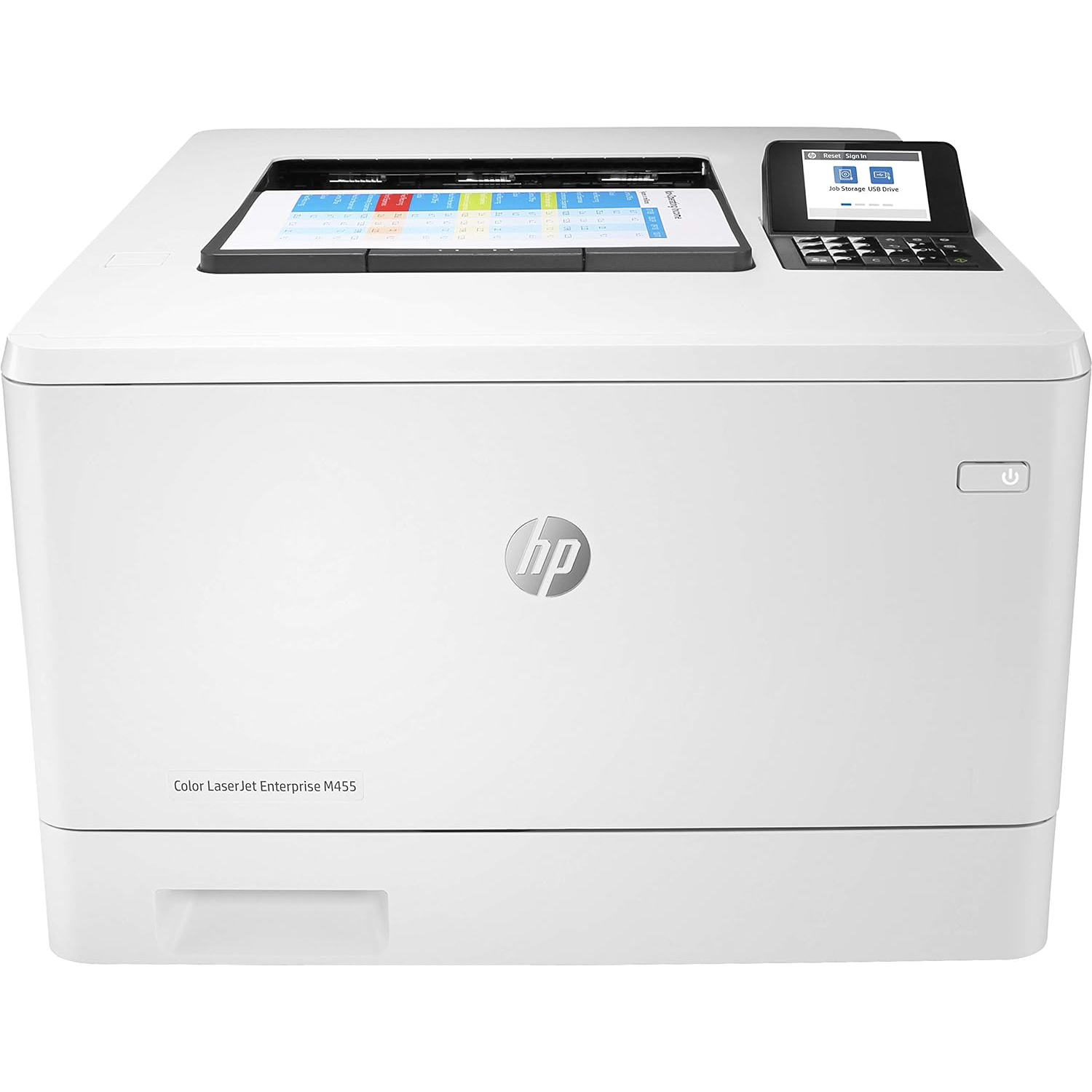 全新hp惠普M454dw/455DN双面A4无线网络彩色激光打印机商用办公