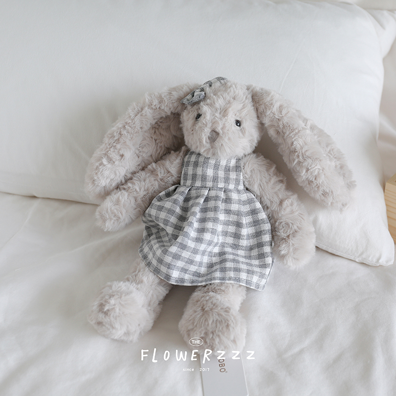 北欧ins可爱垂耳兔毛绒玩具娃娃