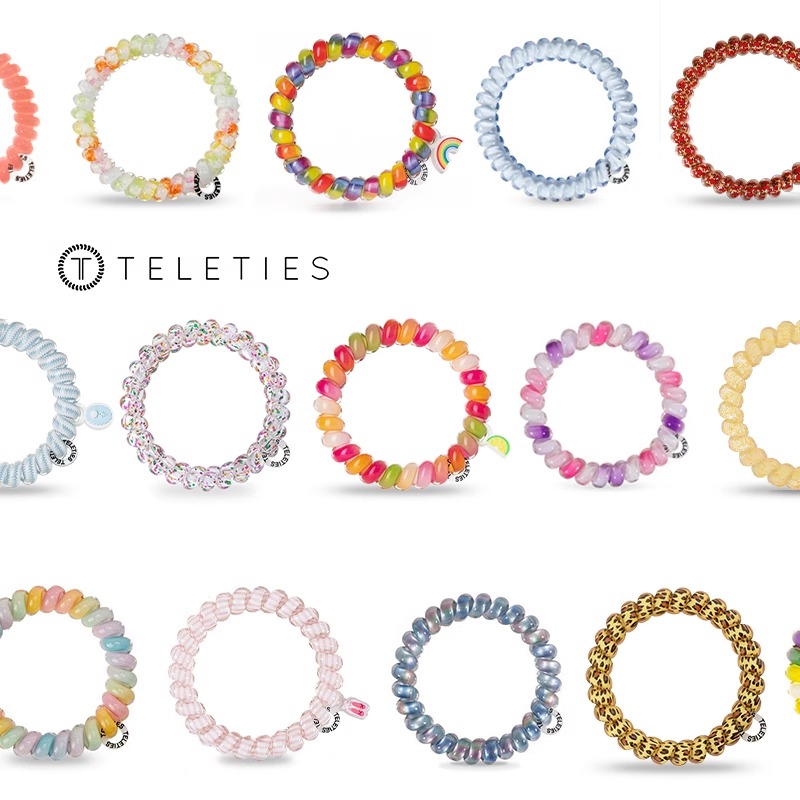 TELETIES电话线无痕皮筋高级感