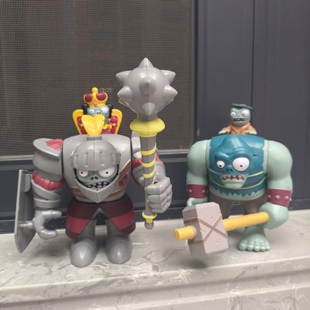 植物大战僵尸近卫巨人僵尸对战雪人僵尸男女孩益智收藏模型玩具