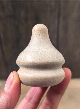 榉木踩压式点穴锥足底点穴棒脚底筋膜球足疗按摩器点穴推经络揉按