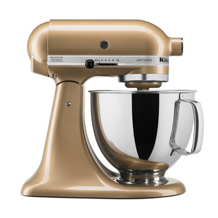 清仓正品 5KSM150PSC厨师机香槟金家用搅拌机 美国进口kitchenaid