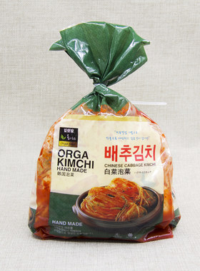 爱奥家泡菜韩式辣白菜下饭菜咸菜风味小菜韩式泡菜1kg袋装