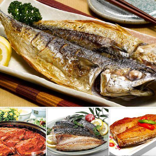 出口韩国青花鱼鲐鱼片韩式料理 鲅鱼开背挪威鲅鱼带头青花鱼片1条