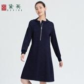 新品 简约时尚 减龄百搭款 黛英秋季 连衣裙 LAN3016