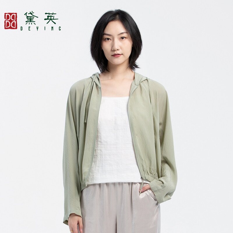 黛英夏季新品简约百搭民族风款外套 WAP2224