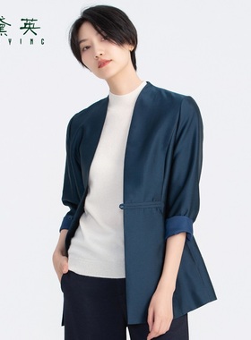 黛英女士简约时尚原创通勤款西装 XAM4047