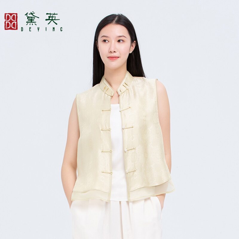 黛英夏季新品经典民族风款马甲 MAO2299