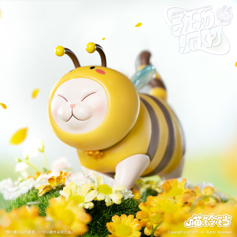 喵铃铛动物派对系列盲盒猫玩具