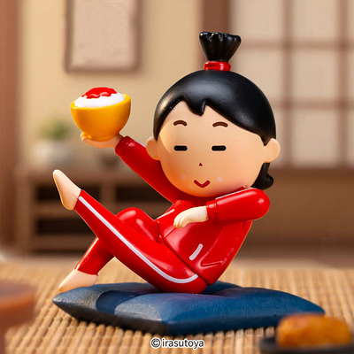 插画小人恭喜又活了一天趴趴盲盒