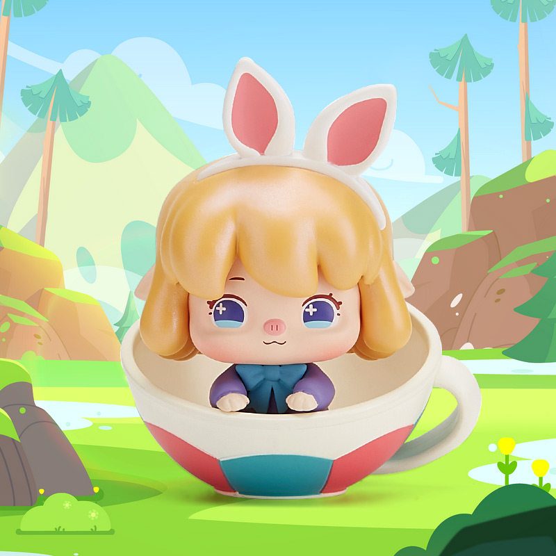 猪猪侠菲菲公主童话秘境盲盒动漫周边潮玩手办少女心公仔礼物摆件