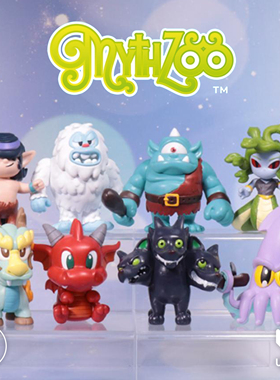 Unbox Mythzoo动物园系列盲盒潮玩周边手办公仔玩具模型摆件礼物