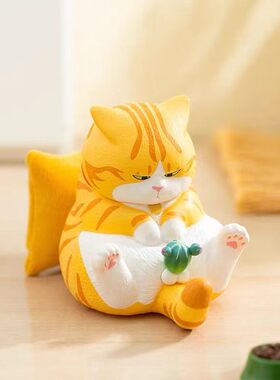 盯裆猫三代盲盒猫咪手办摆件礼物