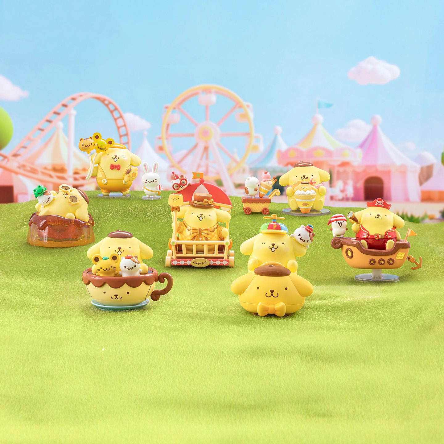 正版布丁狗乐园系列手办盲盒摆件