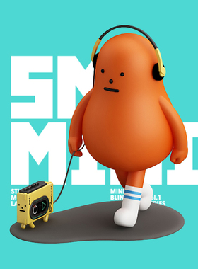 STICKY MONSTER LAB SML步步黏黏怪物研究所盲盒 潮玩手办公仔