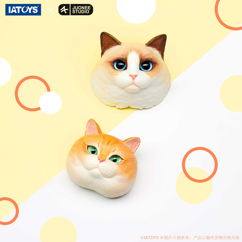 立体猫冰箱贴盲盒猫咪公仔摆件