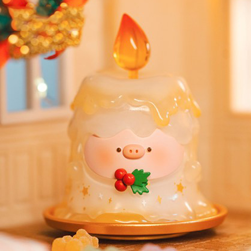 甜宝小猪冬日礼物颂盲盒星愿蜡烛