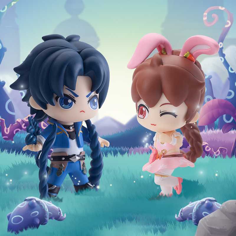 斗罗大陆盲盒唐三小舞手办摆件