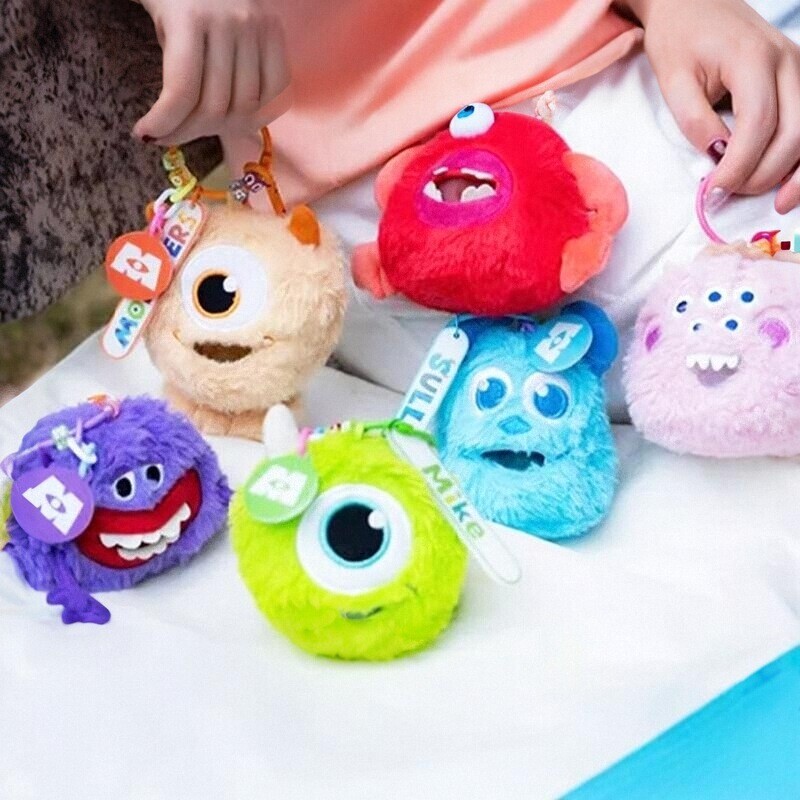 怪兽大学毛绒捏捏挂件盲盒摆件