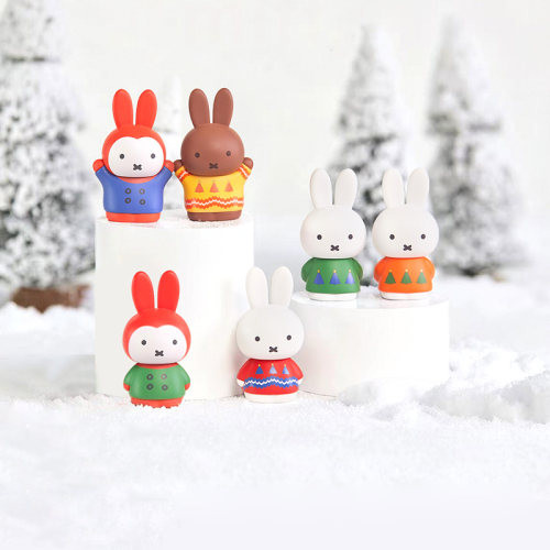 正版miffy米菲冬日系列盲盒上班