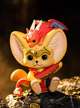 正版POPMART泡泡玛特小狐狸Kenneth魔法镇系列盲盒潮玩手办公仔