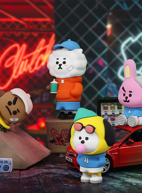 BT21街头Street Mood公仔盲盒防弹少年团BTS周边手办潮玩摆件礼物