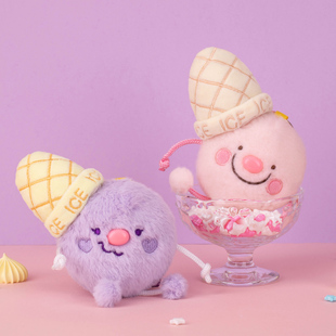 正版咔哧部落毛绒玩偶盲盒可爱潮玩公仔情侣背包挂饰装饰挂件礼物