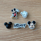 扣DIY创意鞋 洞洞鞋 饰扣可爱卡通米奇鞋 花装 上配件 配饰适配crocs鞋