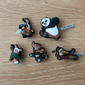 饰配件趣味鞋 卡通功夫熊猫鞋 上装 扣适配Crocs鞋 花DIY配件 花洞洞鞋