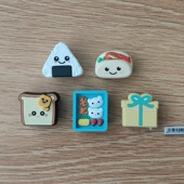 上配饰扣 花食物造型DIY可拆卸适配crocs立体鞋 可爱卡通鞋 扣洞洞鞋