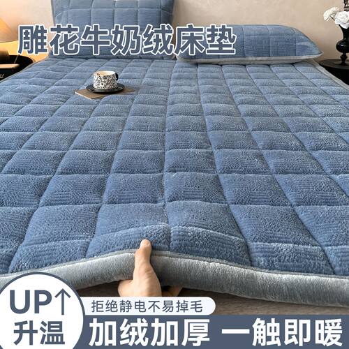 牛奶绒床垫褥子卧室家用冬季加厚