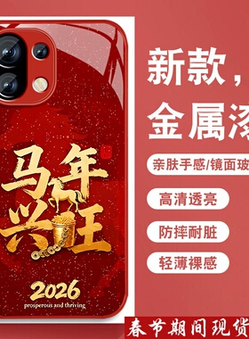 适用小米11手机壳MI11pro本命年红色小米11ultra青春版马年兴旺xiaomi10s保护套lite金属漆玻璃全包防摔潮男