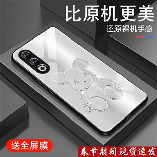 适用oppok12手机壳k10新款K11X钢化玻璃K10Pro全包活力版保护套0pp0潮牌防摔硅胶边男女高级卡通暴力熊薄外壳