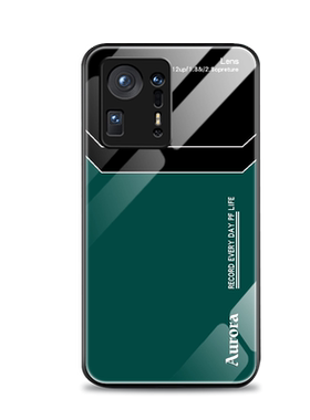 适用小米mix4手机壳MI mix2/s/3新款civi镜面玻璃1s潮男5g防摔炫酷高级创意套全包个性超薄硅胶简约Lens外壳