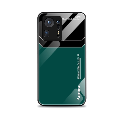 适用小米mix4手机壳MI mix2/s/3新款civi镜面玻璃1s潮男5g防摔炫酷高级创意套全包个性超薄硅胶简约Lens外壳