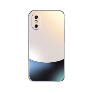 拼色雅丹黑适用苹果x手机壳简约iPhonexr新款xsmax全包8plus电镀银7套XS男款6s防摔se2三代高级8P潮硅胶外壳