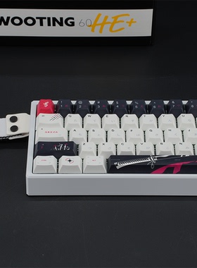 WOOTING 60HE+满改-白船壳-Yukiaim